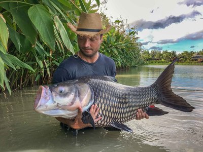 Jan Lampe als Angler